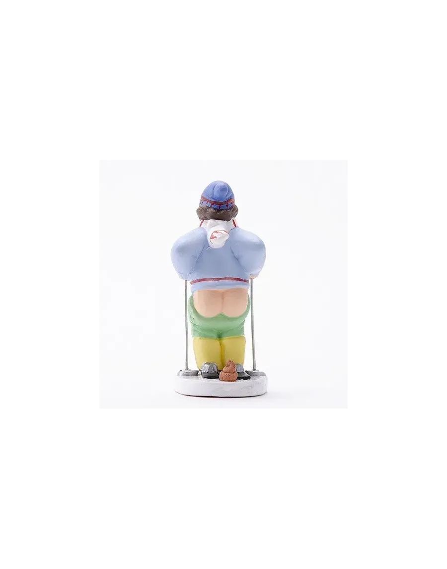 Hochwertige Ski-Caganer-Figur – Jetzt kaufen