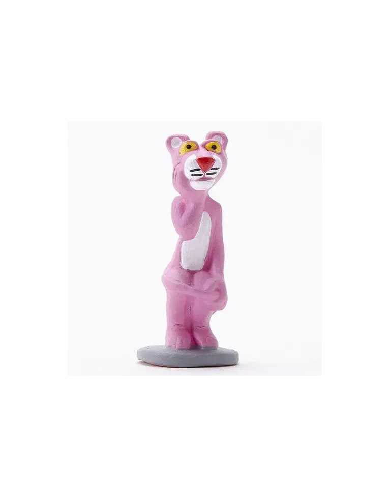 High-Quality Pink Panther Caganer Figurine - Buy Now