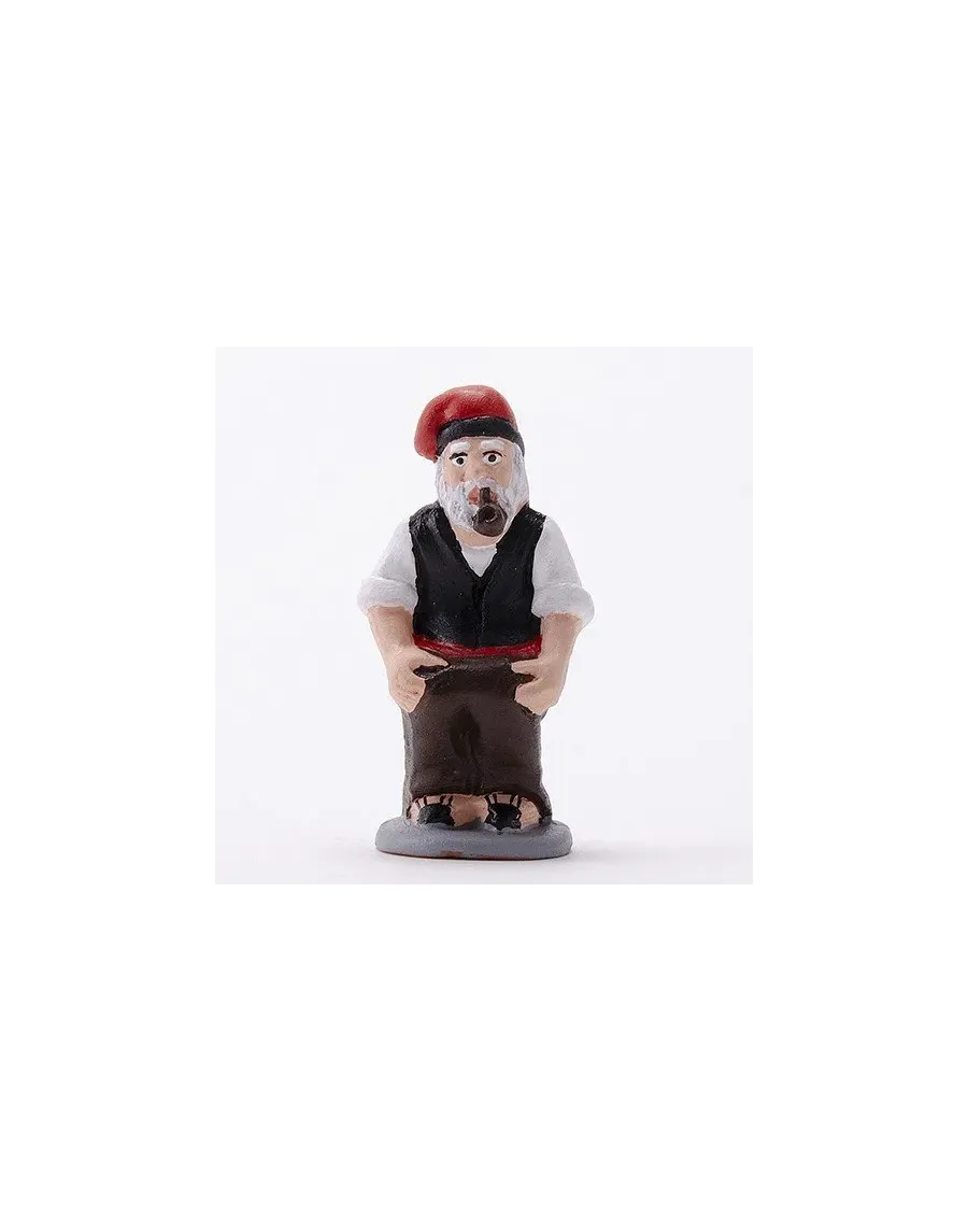 Figurine de grand-père paysan catalan Caganer de haute qualité avec pipe - Acheter