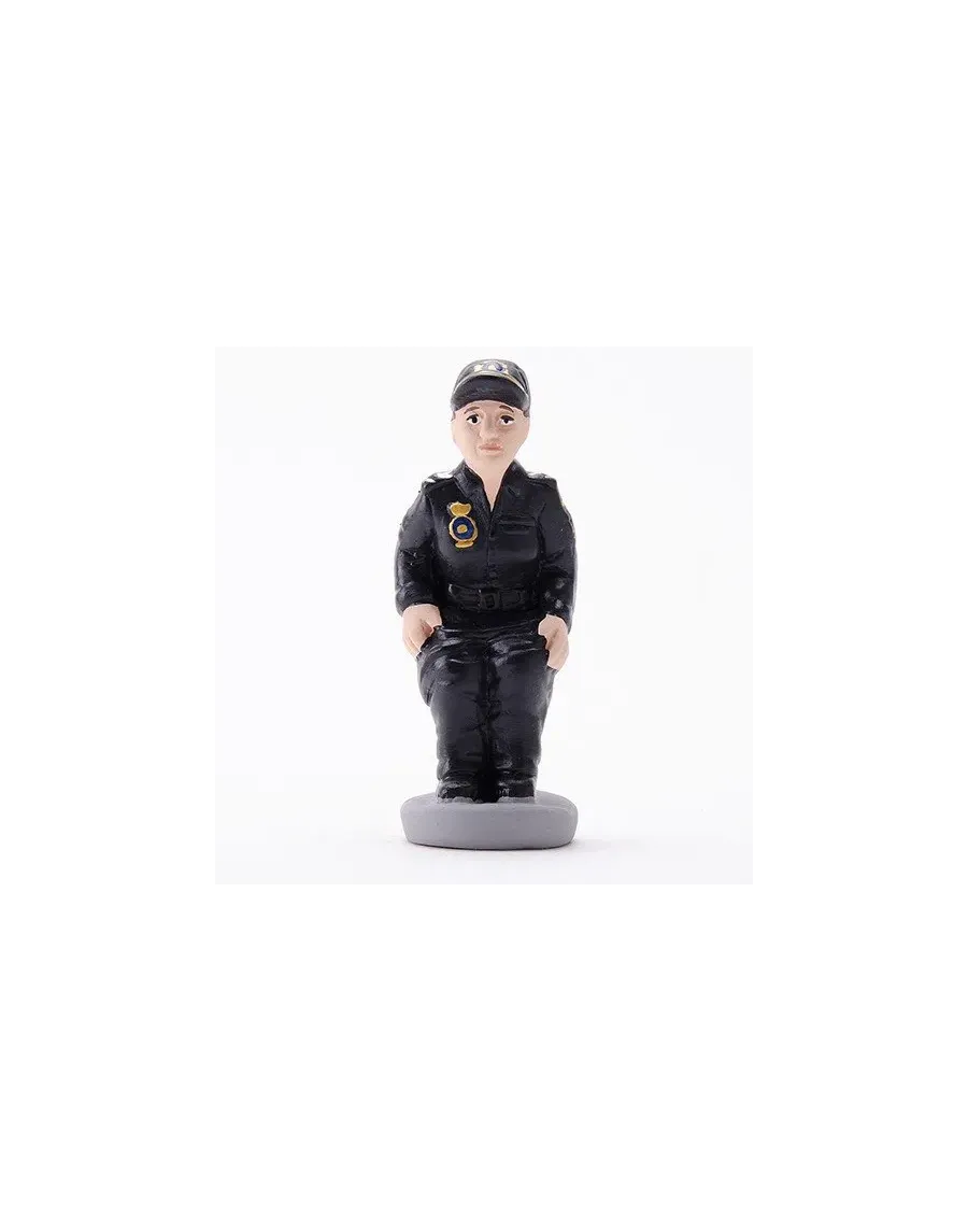 Figura de Caganer Policía Nacional Dona de Alta Calidad - Compra Ahora