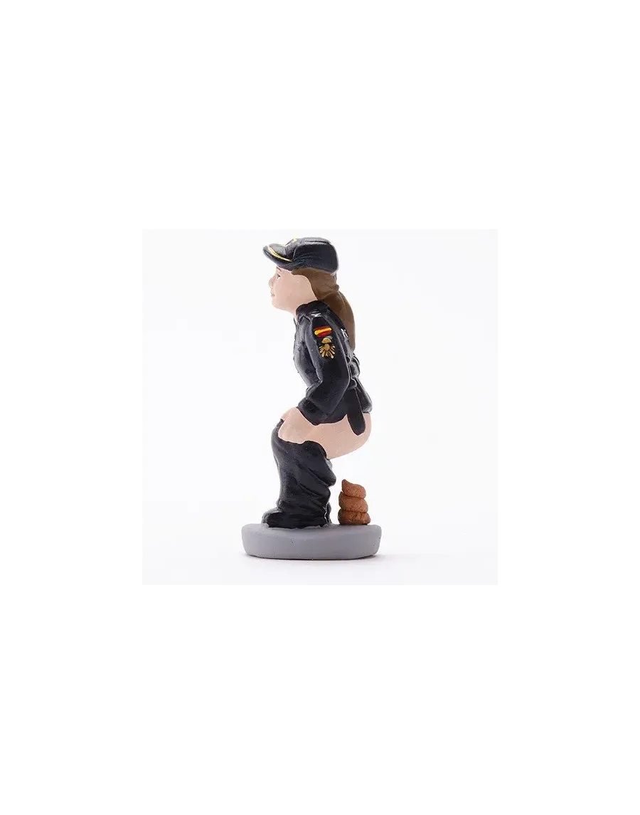 Figura de Caganer Policía Nacional Dona de Alta Calidad - Compra Ahora