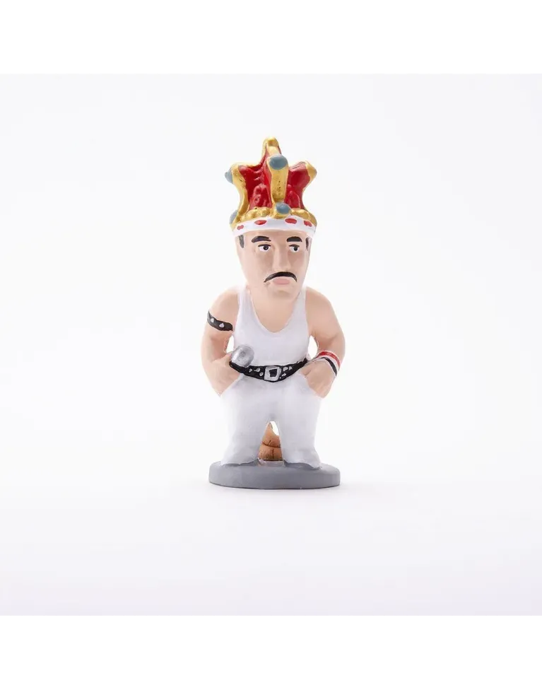 Figurine Freddie Mercury Caganer de haute qualité avec couronne - Achetez maintenant