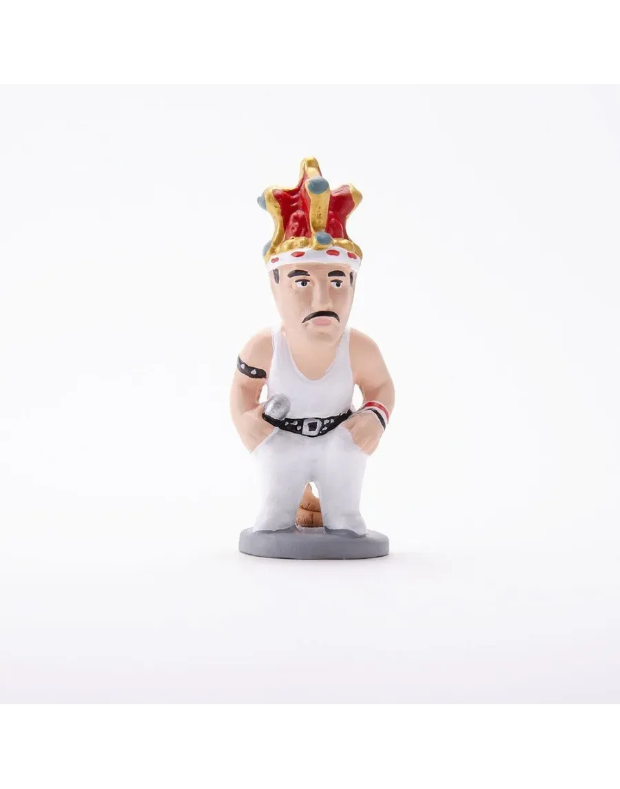 Figurine Freddie Mercury Caganer de haute qualité avec couronne - Achetez maintenant
