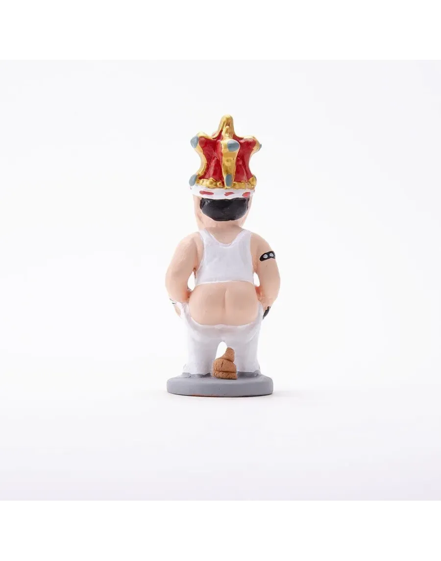 Figurine Freddie Mercury Caganer de haute qualité avec couronne - Achetez maintenant