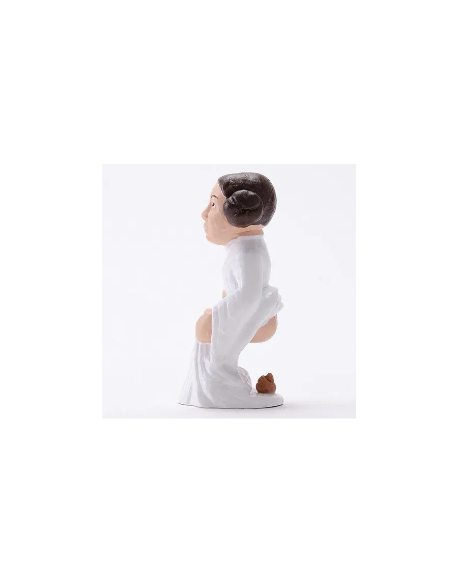 High-Quality Princess Leia Caganer Figurine - Buy Now