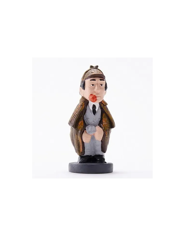 High-Quality Sherlock Holmes Caganer Figurine - Buy Now
