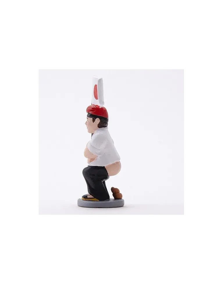 Figurine Caganer avec drapeau japonais - Haute qualité