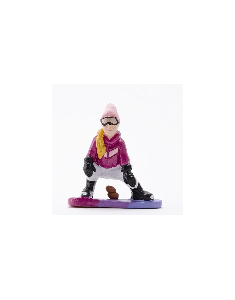 Hochwertige Snowboard-Caganer-Figur für Damen – Jetzt kaufen