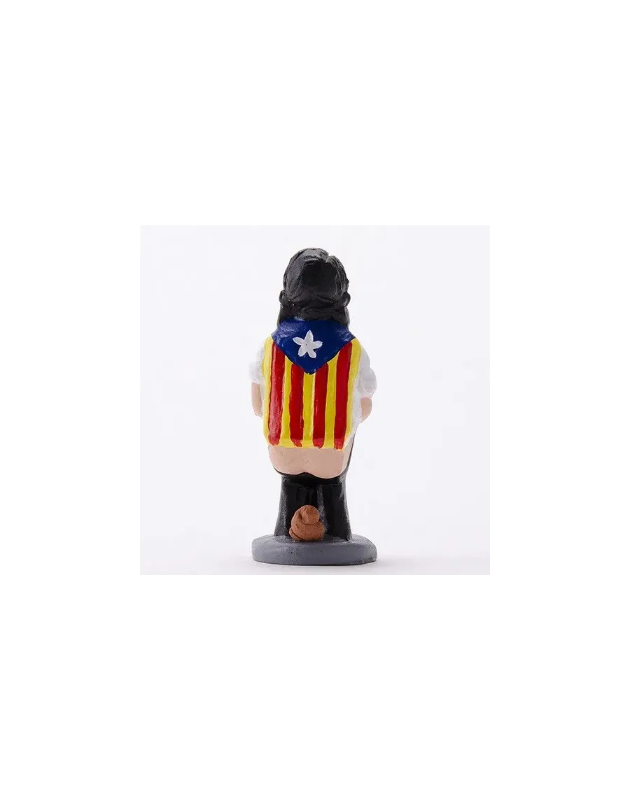 Figura de Caganer Chica Independentista de Alta Calidad - Compra Ahora