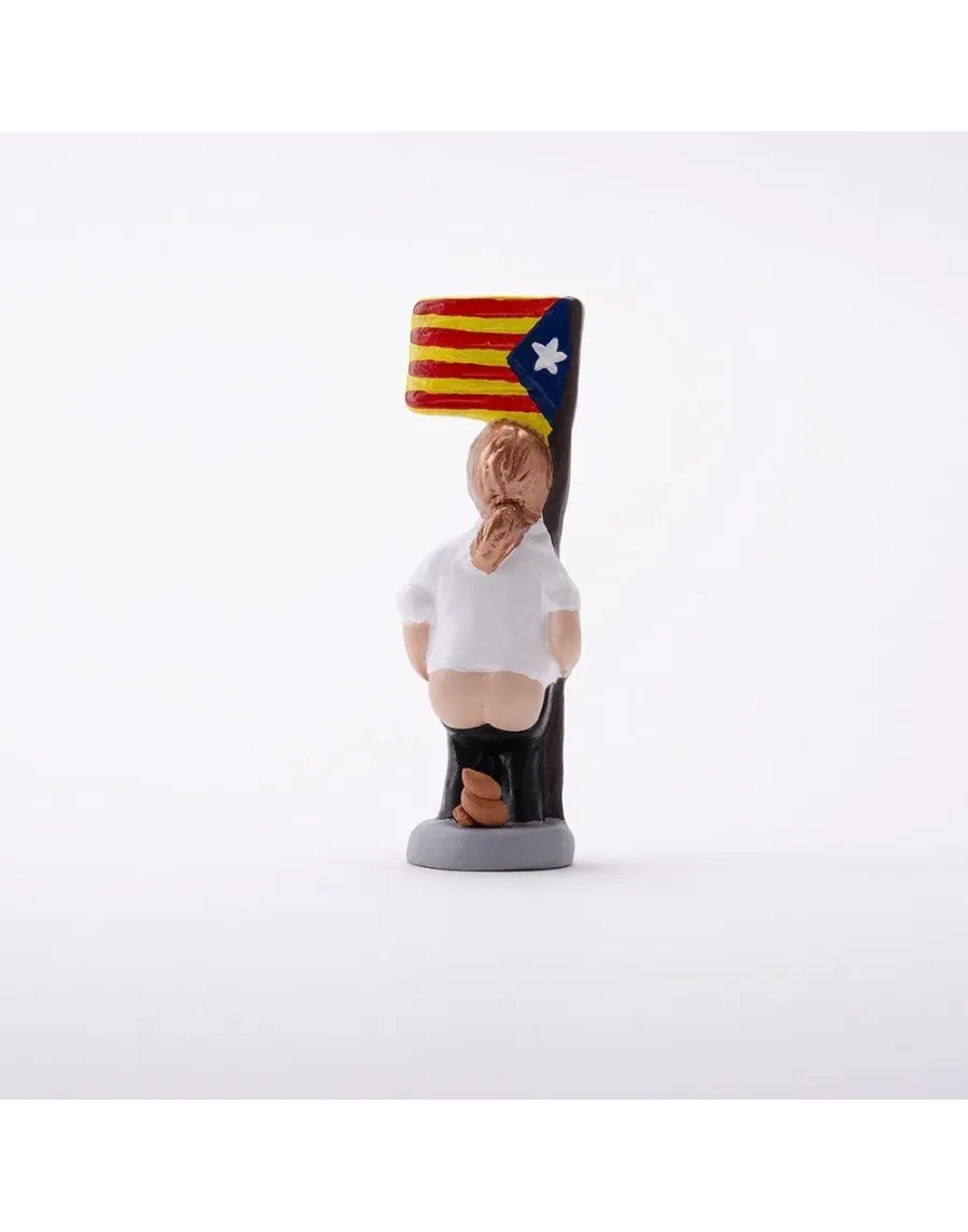 Drapeau de la fille Caganer indépendantiste