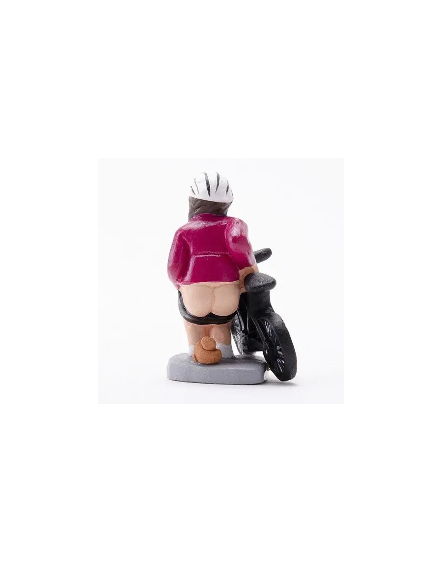Hochwertige Caganer-Figur einer Radfahrerin – Jetzt kaufen