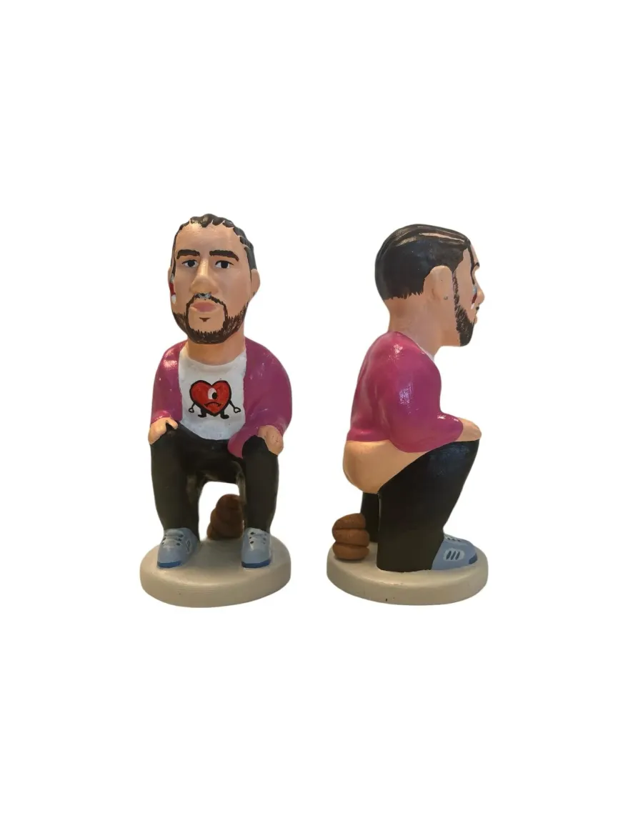 Figurine Bad Bunny Caganer de haute qualité - Achetez maintenant
