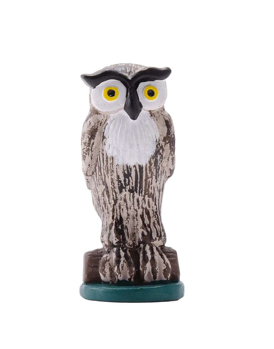 High-Quality Owl Caganer Figurine - Buy Now