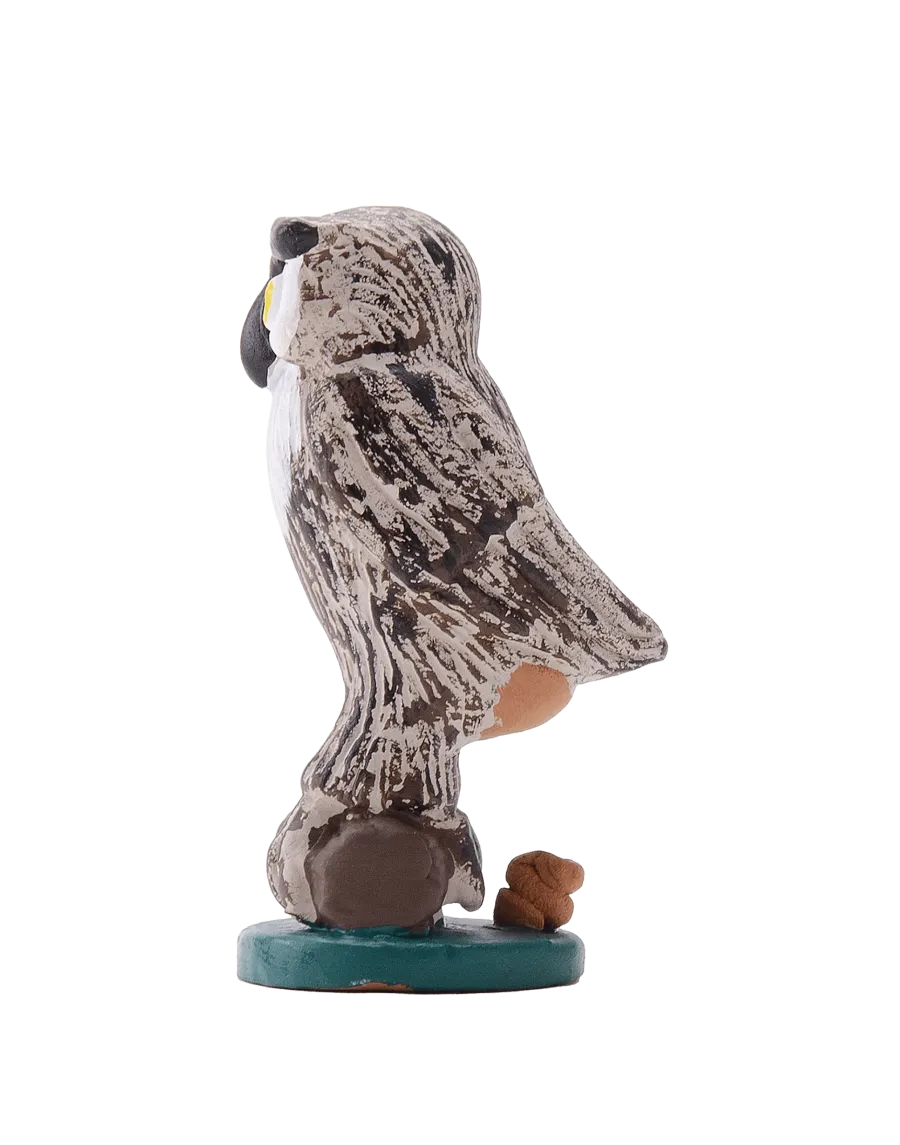 High-Quality Owl Caganer Figurine - Buy Now