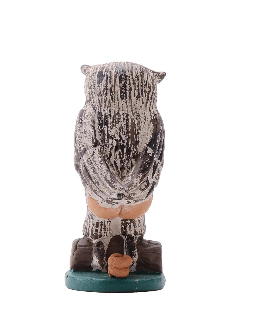 High-Quality Owl Caganer Figurine - Buy Now