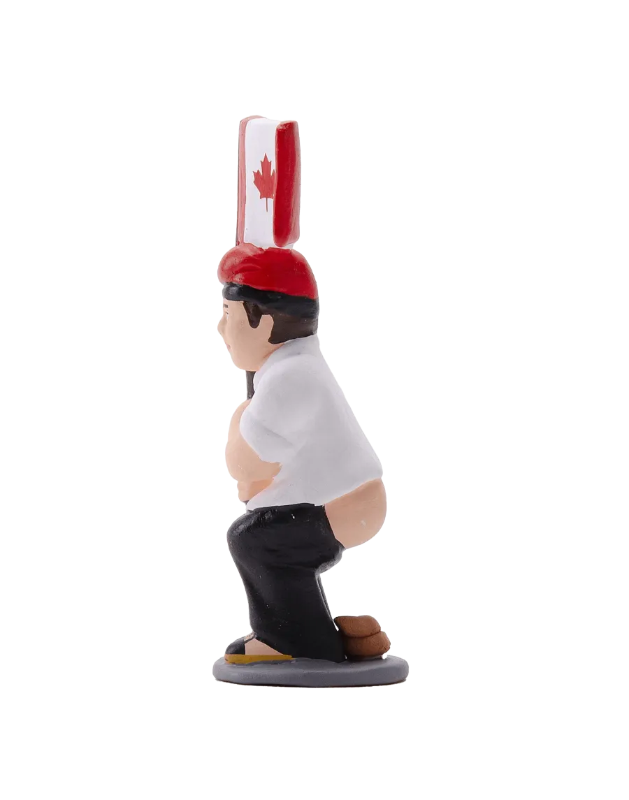 Figurine Caganer drapeau canadien de haute qualité - Achetez maintenant