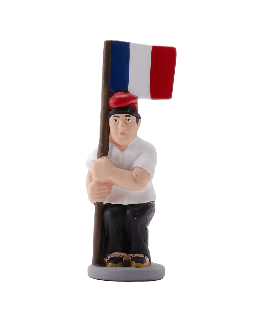 Caganer Figur Französische Flagge - Jetzt kaufen