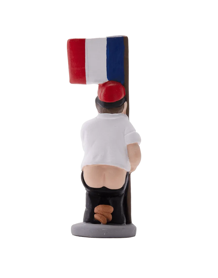 Caganer Figur Französische Flagge - Jetzt kaufen