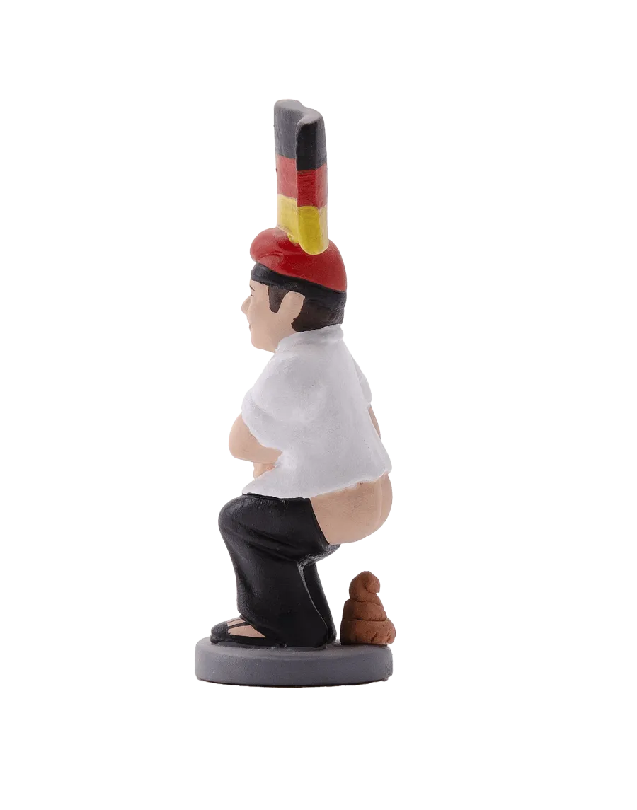 Hochwertige Caganer-Figur mit deutscher Flagge – Jetzt kaufen