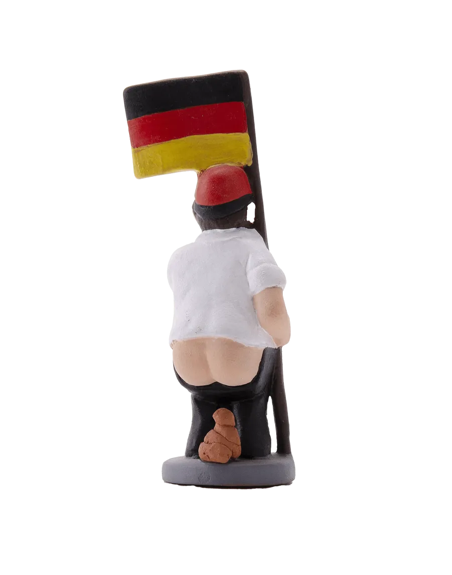 Hochwertige Caganer-Figur mit deutscher Flagge – Jetzt kaufen