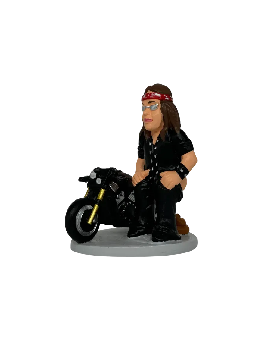 Custom-Biker Caganer. Kaufen Sie jetzt Ihren!