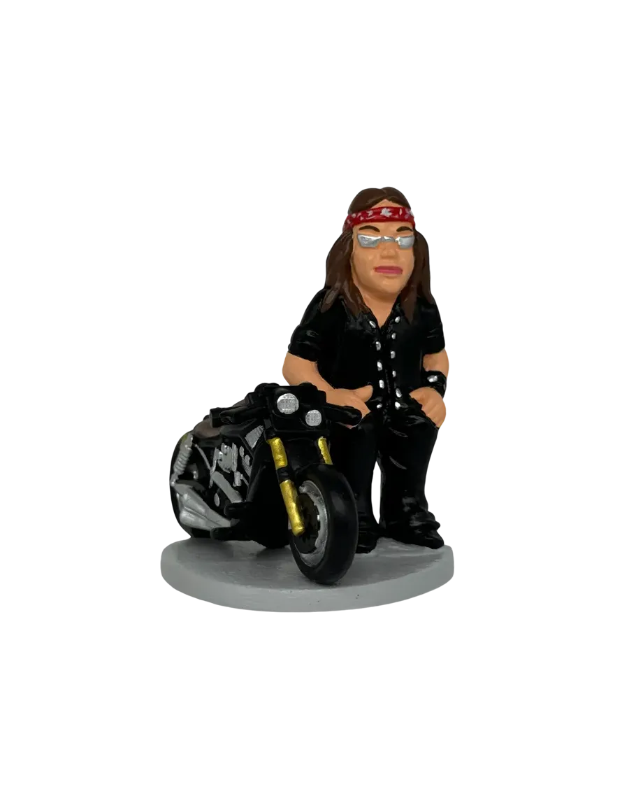 Custom-Biker Caganer. Kaufen Sie jetzt Ihren!
