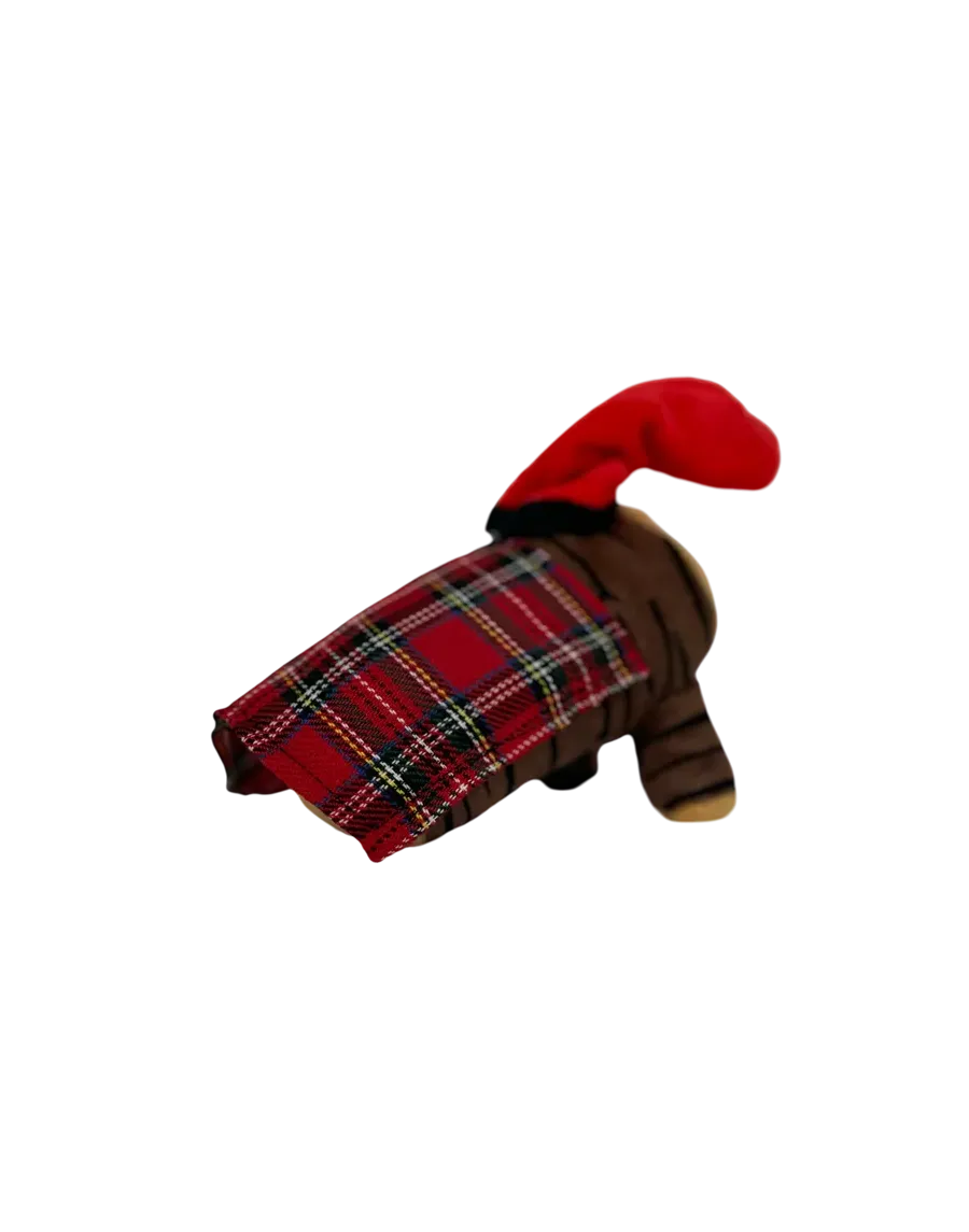 Tió peluche rayas 12cm