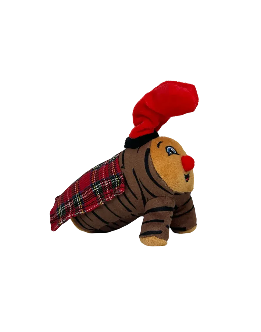 Tió peluche rayas 12cm