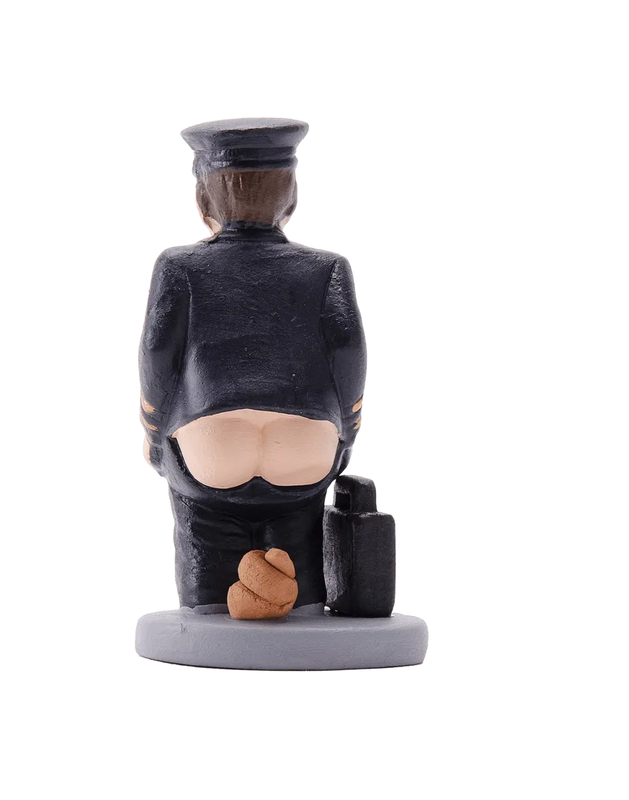Figura de Caganer Piloto de Avión de Alta Calidad - Compra Ahora