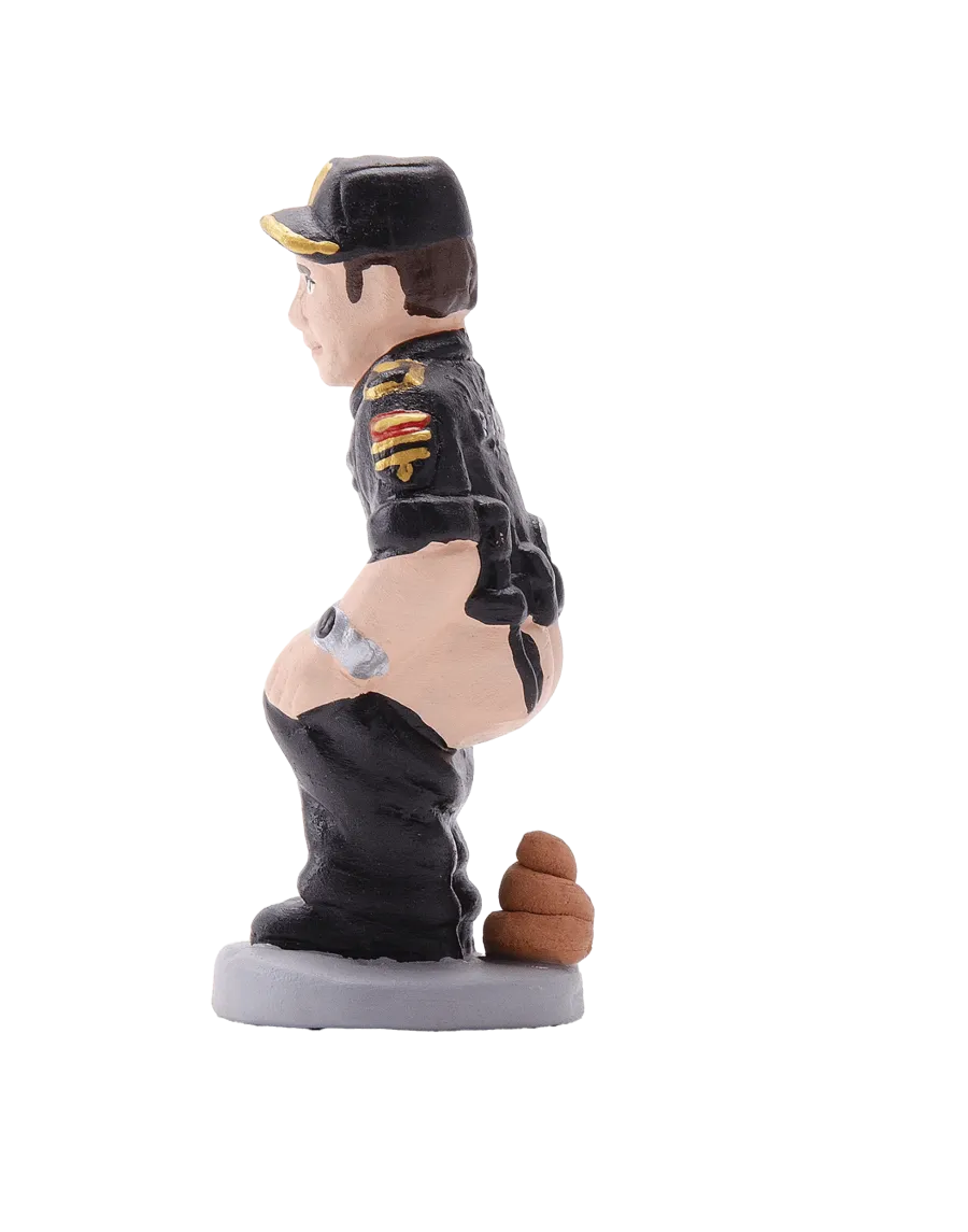 Figura de Caganer Policía Nacional de Alta Calidad - Compra Ahora