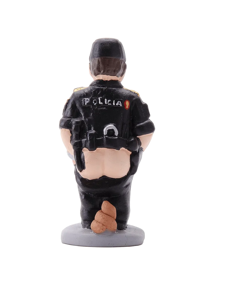 Figura de Caganer Policía Nacional de Alta Calidad - Compra Ahora
