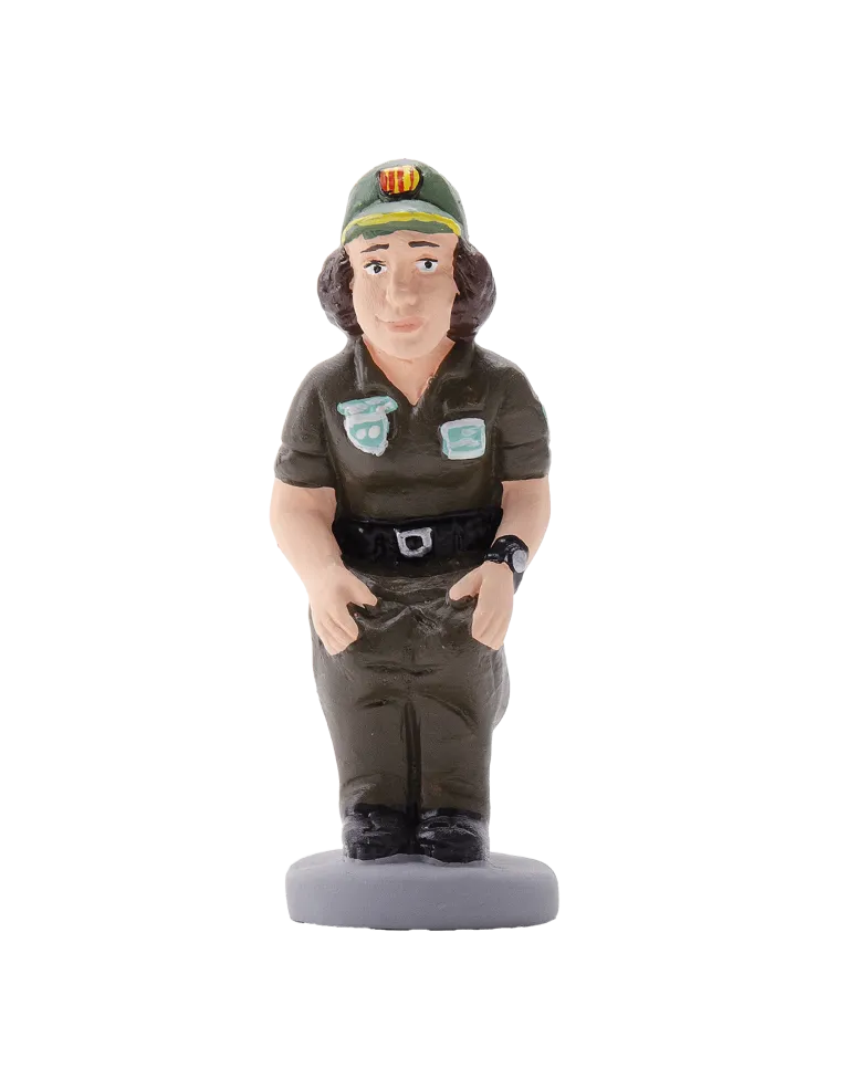 Figura de Caganer Agente Rural de Alta Calidad - Compra Ahora
