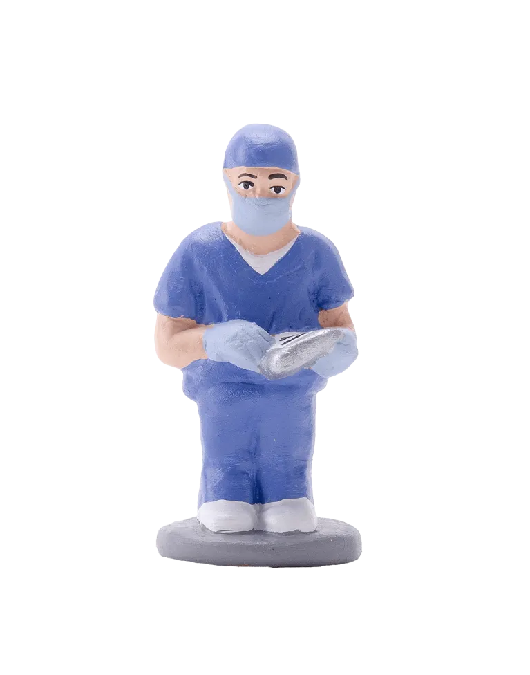 Figura de Caganer Enfermero de Alta Calidad - Compra Ahora