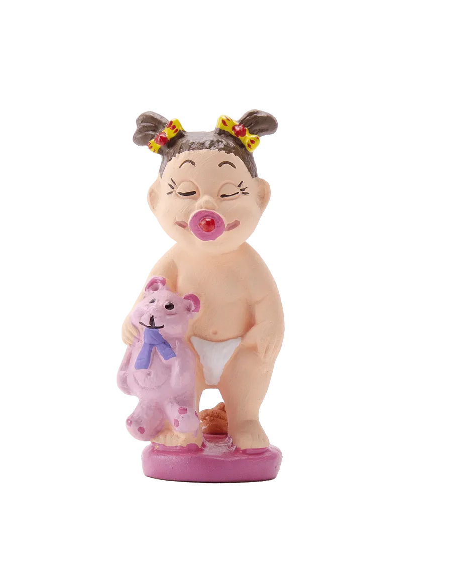 Figura de Caganer Bebé Nena de Alta Calidad - Compra Ahora
