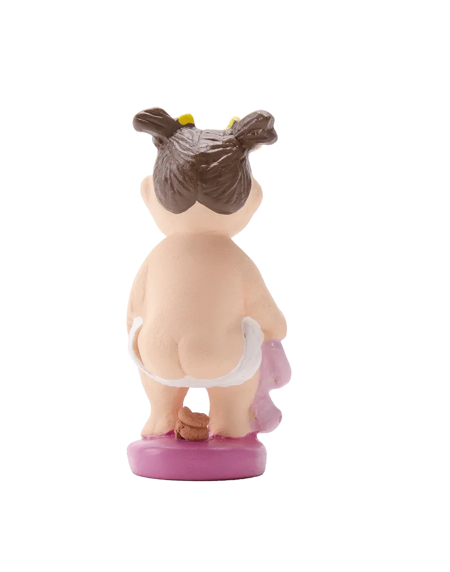 Figura de Caganer Bebé Nena de Alta Calidad - Compra Ahora