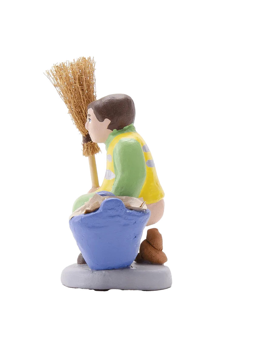 Hochwertige Caganer-Mülltonnenfigur – Jetzt kaufen