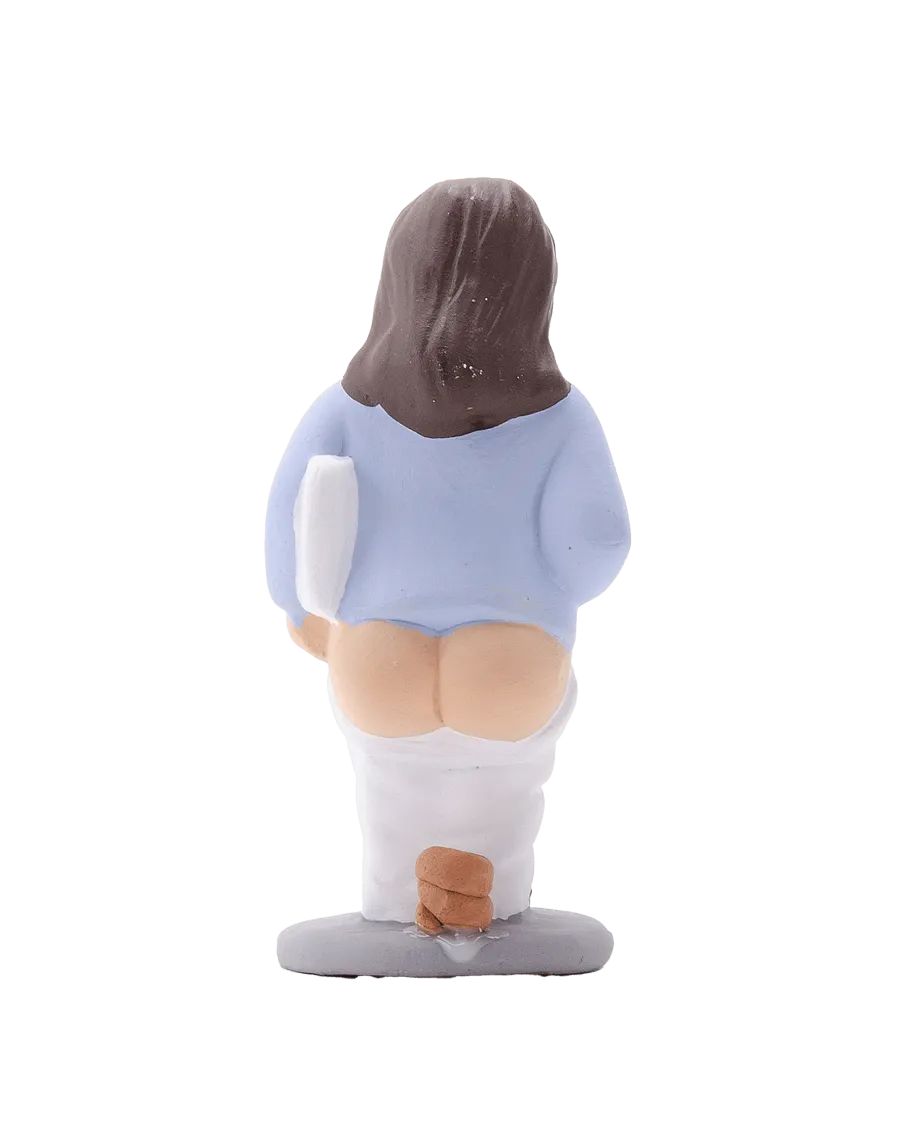 Figura de Caganer Reportera de Alta Calidad - Compra Ahora