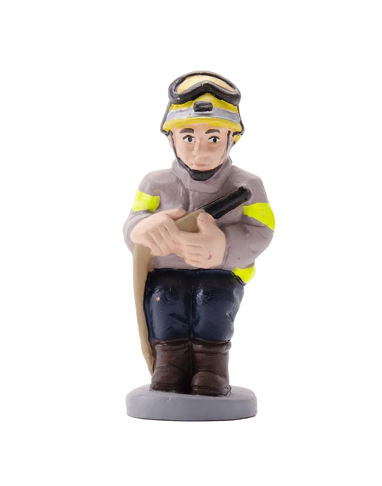 Figura de Caganer Bombero de Alta Calidad - Compra Ahora