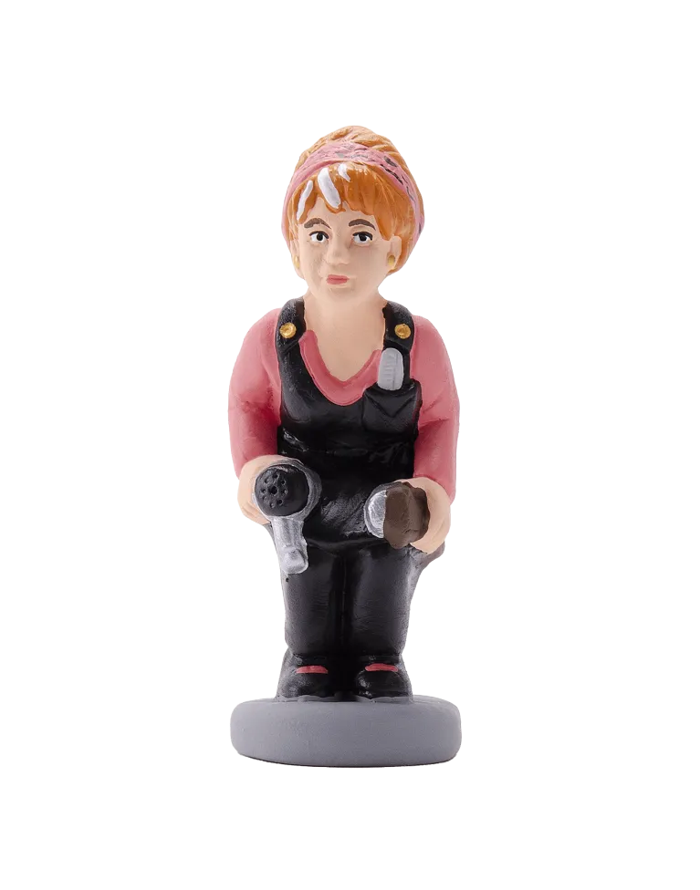 Figura de Caganer Peluquera de Alta Calidad - Compra Ahora