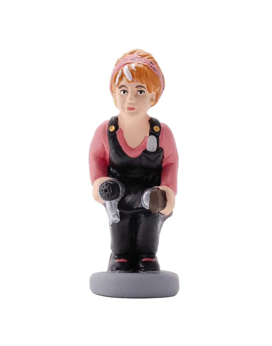 Figura de Caganer Peluquera de Alta Calidad - Compra Ahora