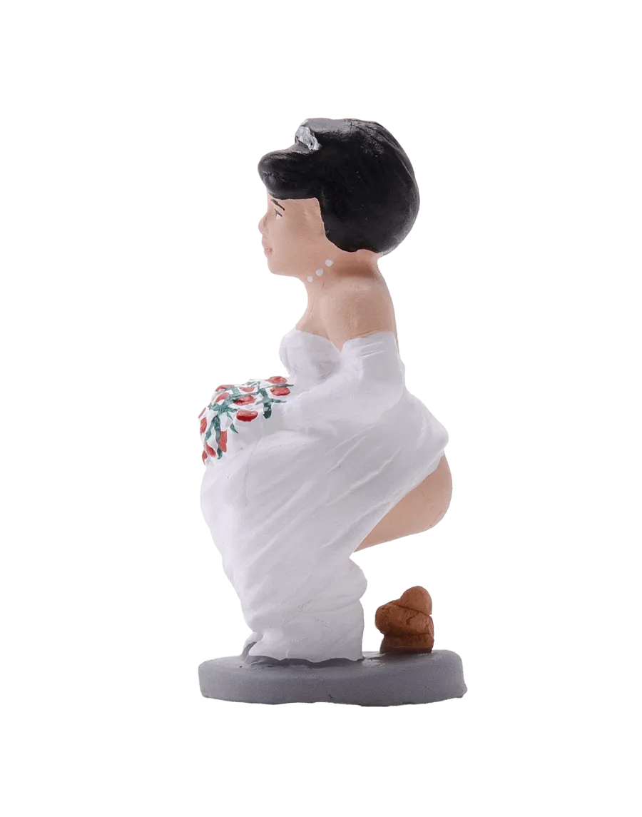 Figura de Caganer Novia de Alta Calidad - Compra Ahora
