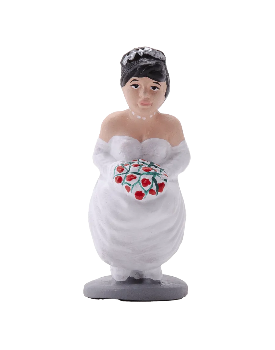 Figura de Caganer Novia de Alta Calidad - Compra Ahora