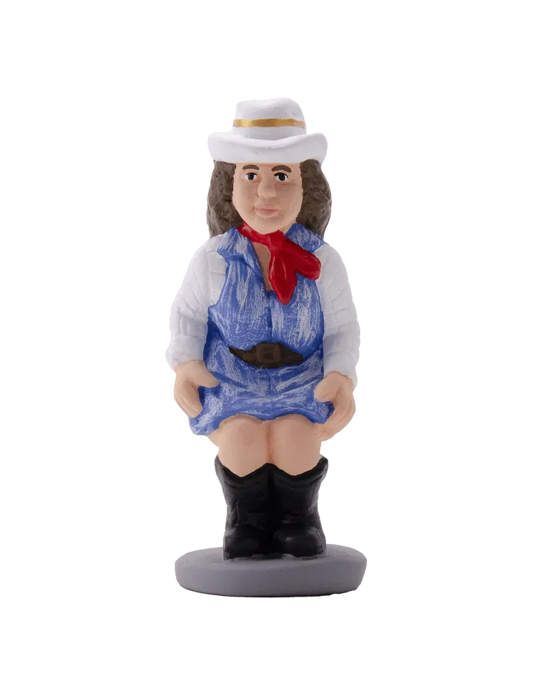 Figura de Caganer Country Chica de Alta Calidad - Compra Ahora