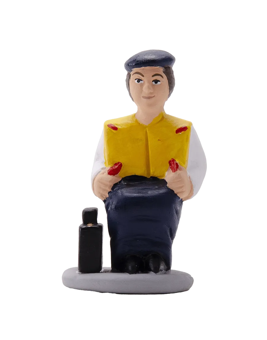 Figura de Caganer Azafata de Alta Calidad - Compra Ahora