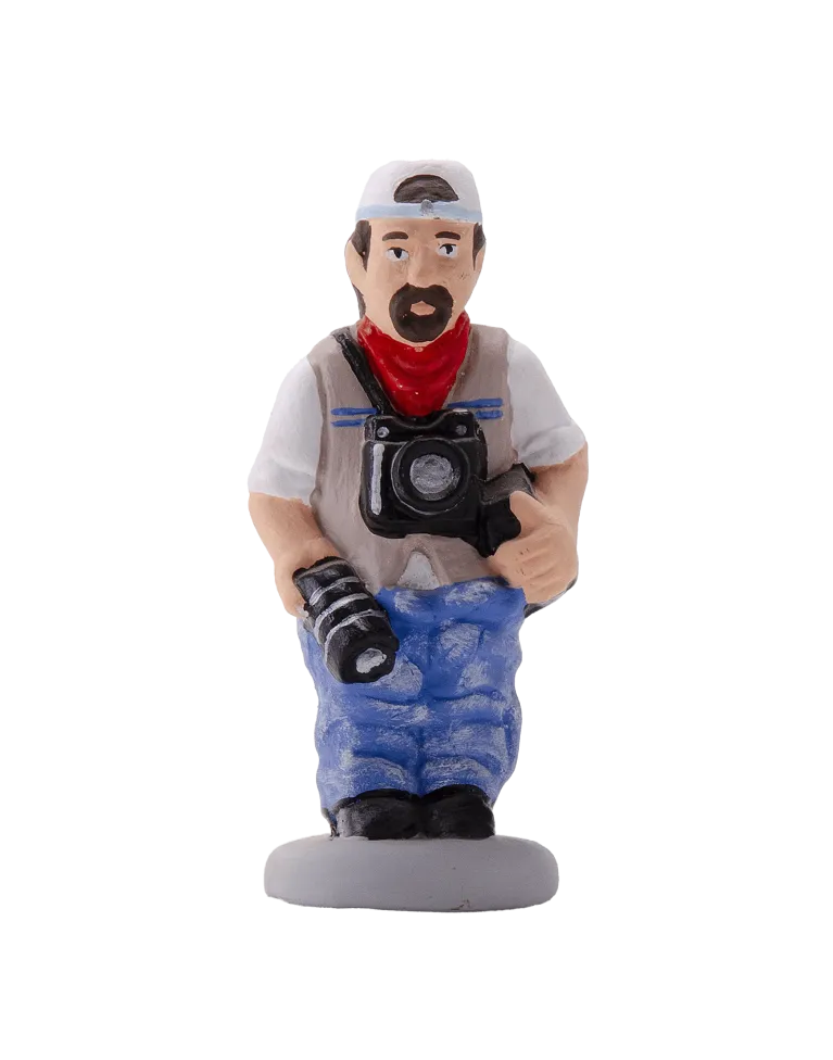 Figura de Caganer Fotógrafo de Alta Calidad - Compra Ahora