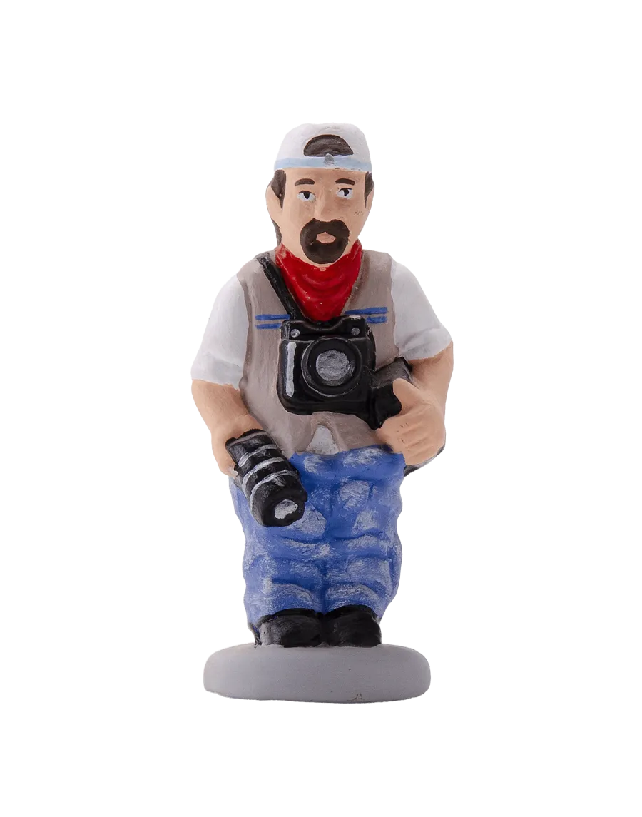 Figura de Caganer Fotógrafo de Alta Calidad - Compra Ahora