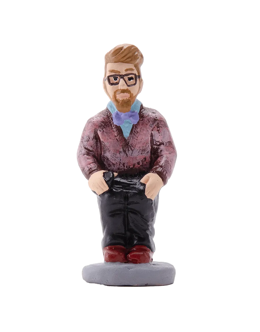 Figura de Caganer Hipster de Alta Calidad - Compra Ahora