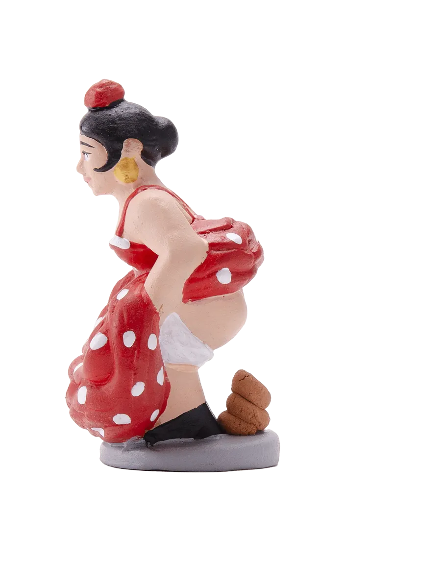 Figura de Caganer Flamenca de Alta Calidad - Compra Ahora