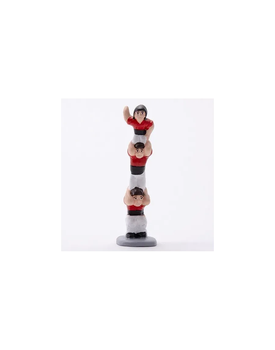 Hochwertige rote Castellers Caganer-Figur – Jetzt kaufen