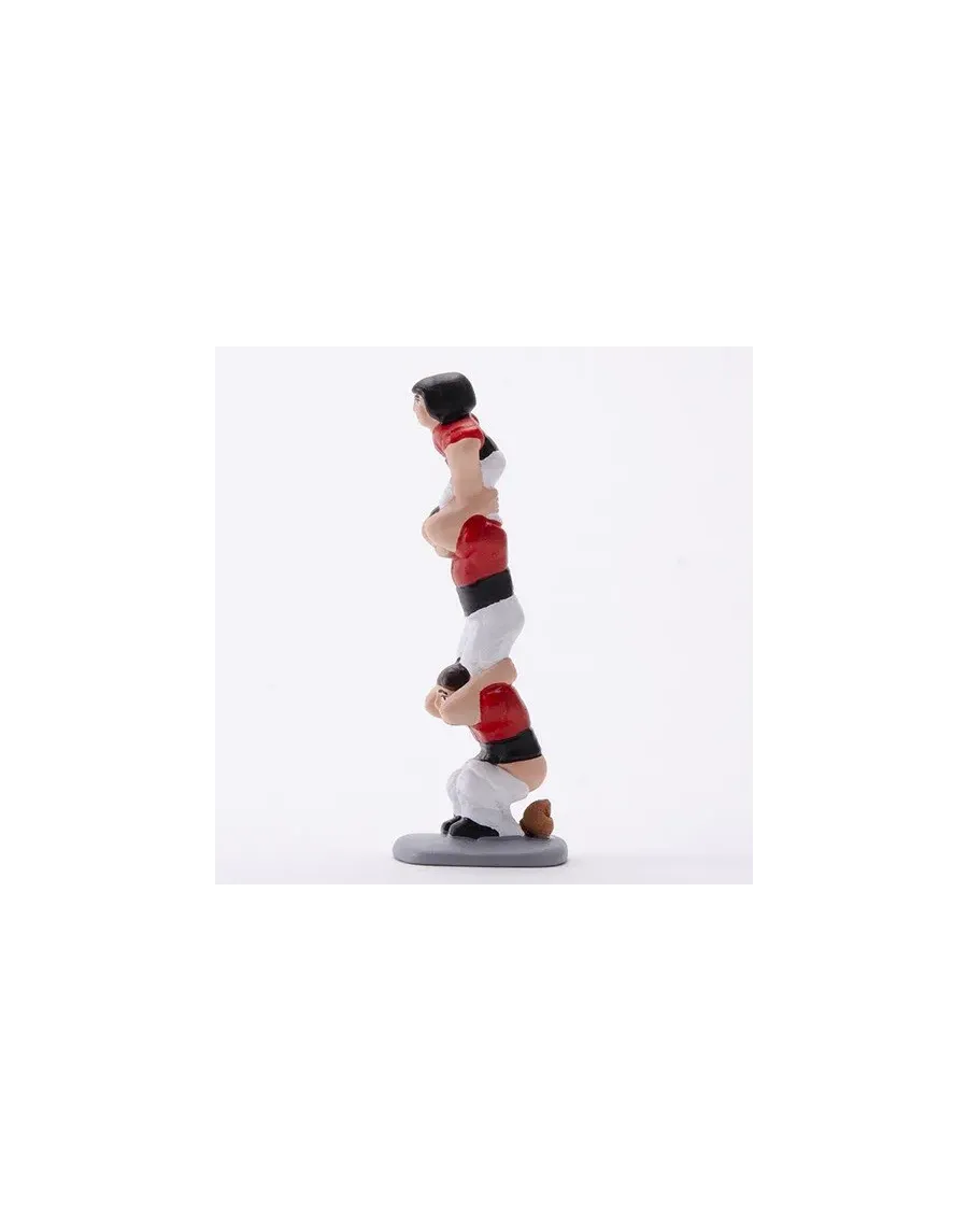 Hochwertige rote Castellers Caganer-Figur – Jetzt kaufen